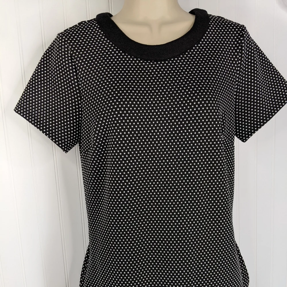 ESHAKTI Mini Polka Dot Shift Dress Sz 6 - Picture 5 of 13
